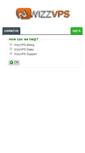 Mobile Screenshot of help.wizzvps.com